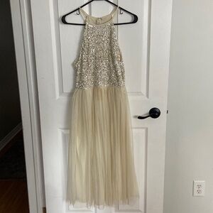 Maya halter sequin dress size 8